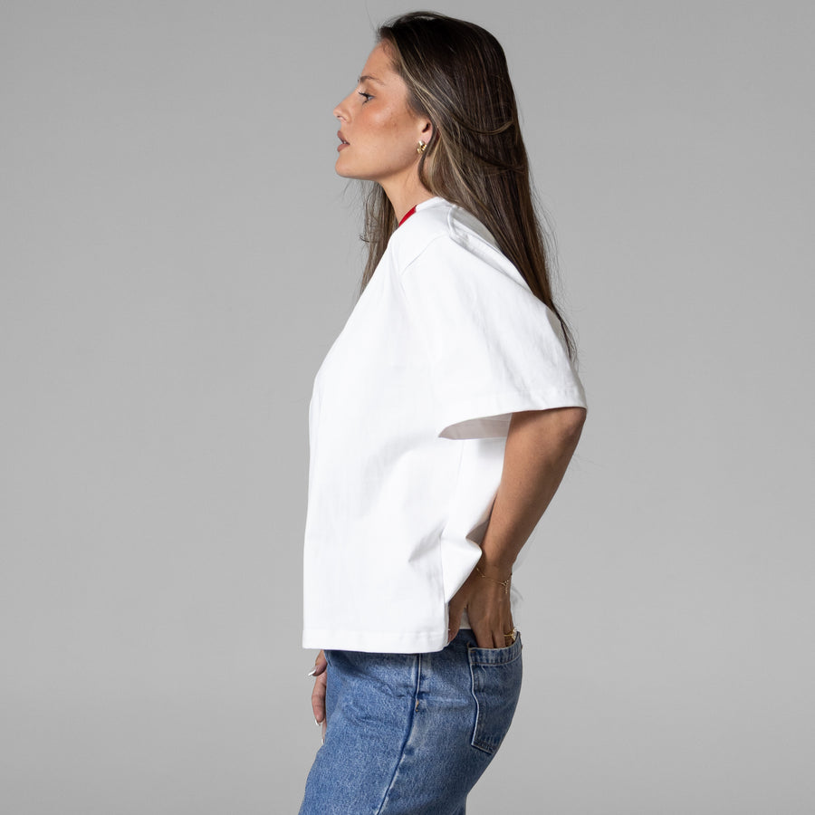WHITE TEE
